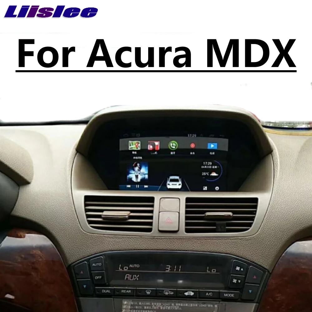 Автомобильный мультимедийный плеер Liislee NAVI для Acura MDX MK2 2007 2008 2009 2010 2011 ~ 2013 CarPlay