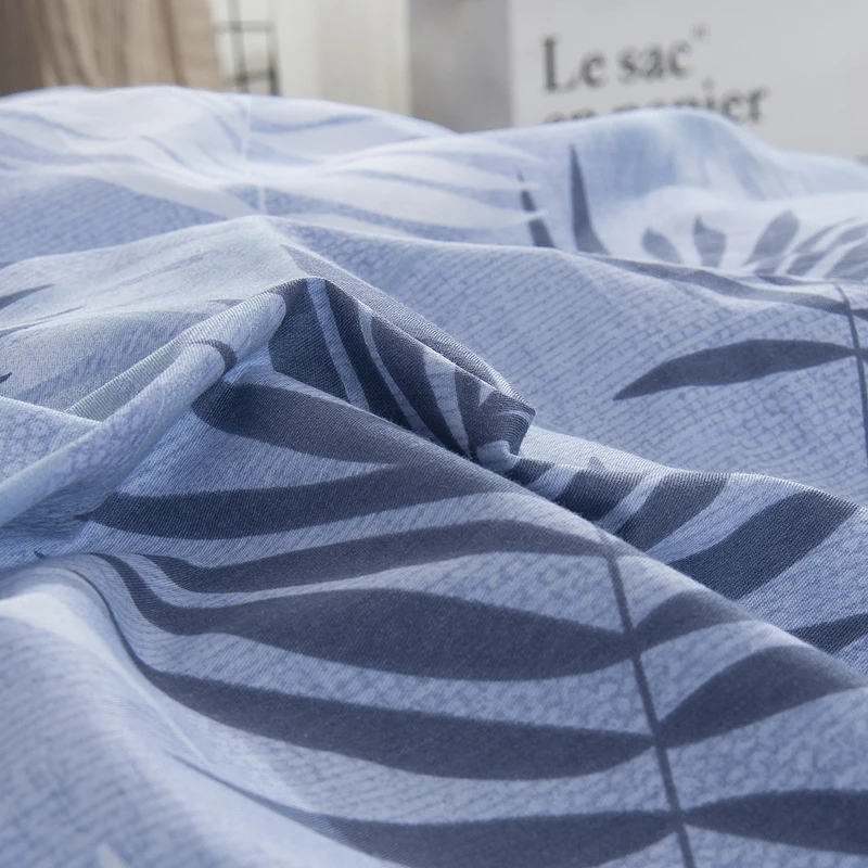 100% хлопок Комплект постельного белья из сатина полосы люкс Твин Королева Полный