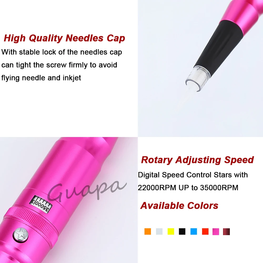 Профессиональный тату машинка ручка цифровой Перманентный макияж бровей