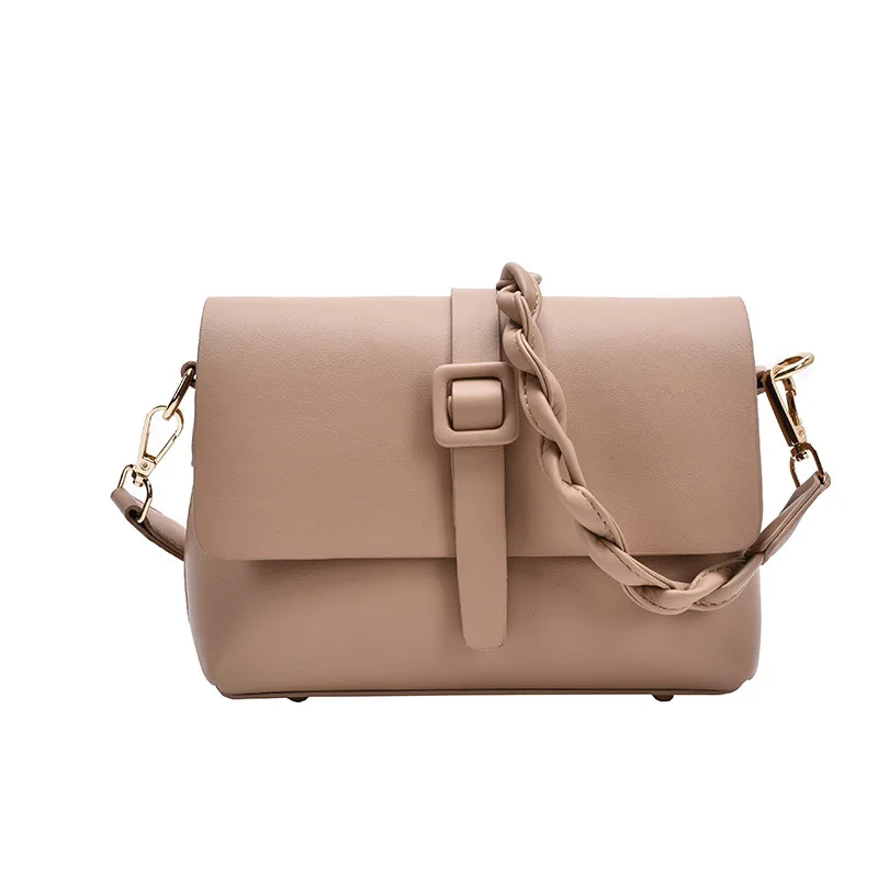

2021 Trendy Women Designer Handbags High Quality Solid Shoulder Messenger Bag Fashion Yellow Purse Women Leather Underarm Bag