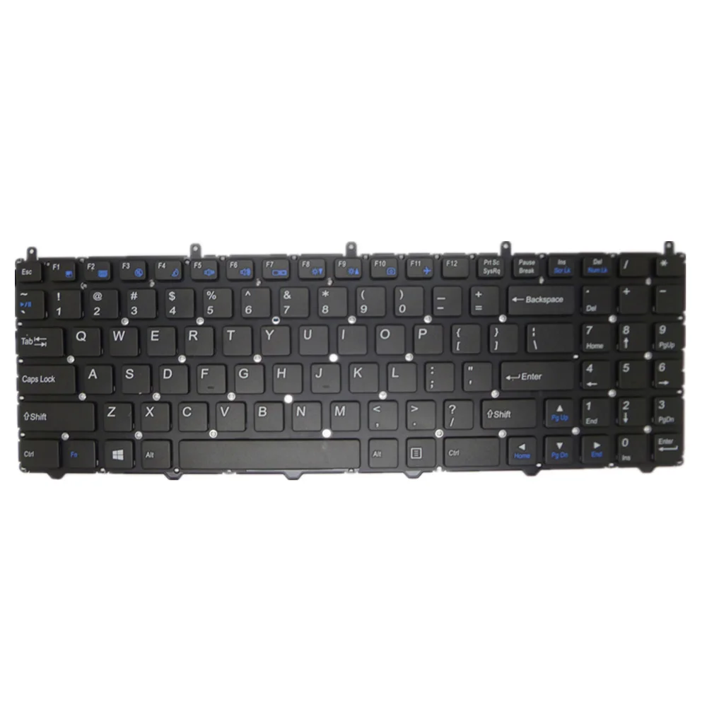 Клавиатура для ноутбука CLEVO W650 W650DC W650RB W650RC W650RC1 W650RN W650RZ W650EH цвет черный