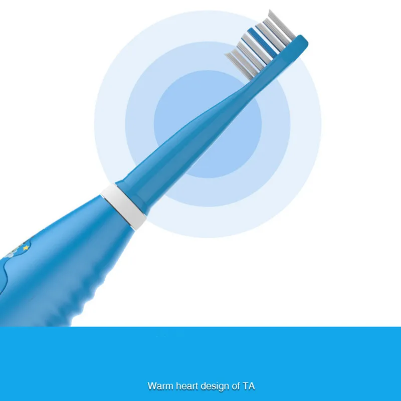 

Children's Electric Toothbrush Rechargeable 3-12 Years Old Children's Soft Fur Waterproof Smart Baby Sonic Cartoon Toothbrush