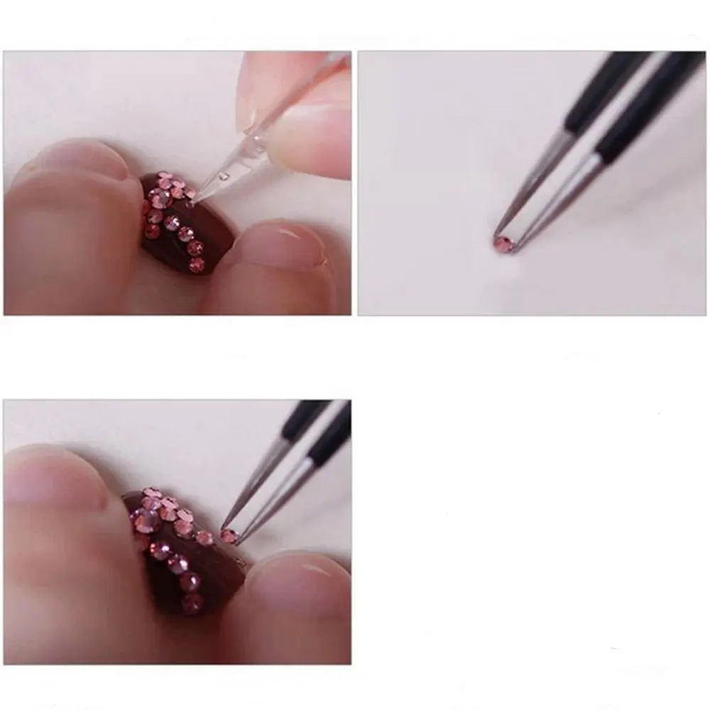 Прямой Изогнутый пинцет из нержавеющей стали для макияжа наращивания ресниц