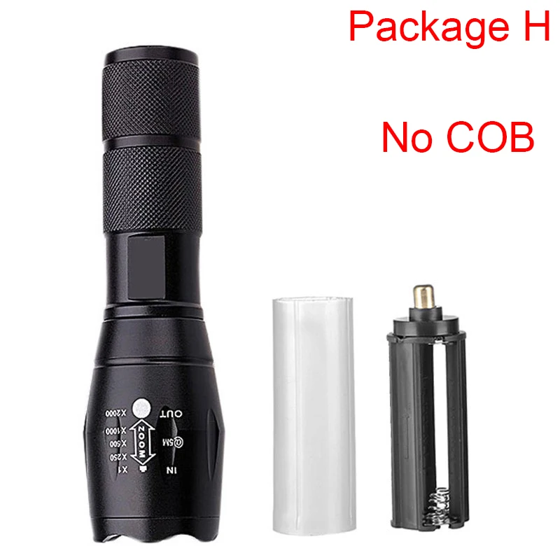 Option H Litwod Z201005A светодиодный фонарик 8000лм CREE XM-L2 U3 Многофункциональный скрытый COB фонарик хвост супер магнит дизайн - Испускаемый цвет: Option H