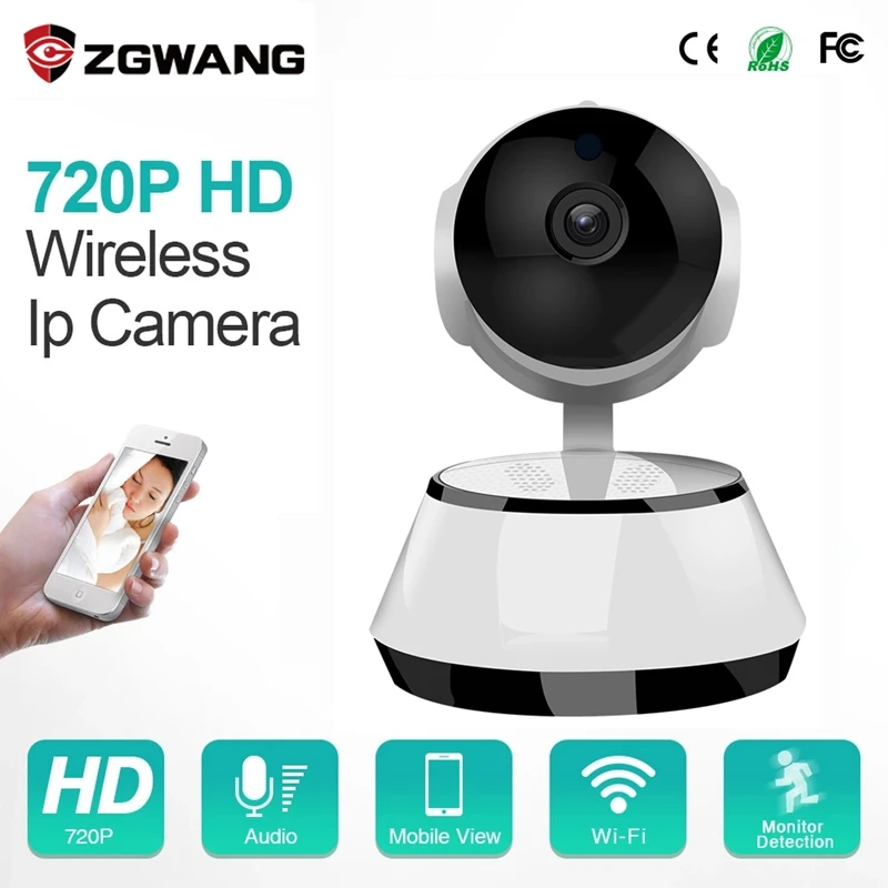 Беспроводная Wi Fi IP камера ZGWANG 720 двухстороннее видео охранная ночного видения для