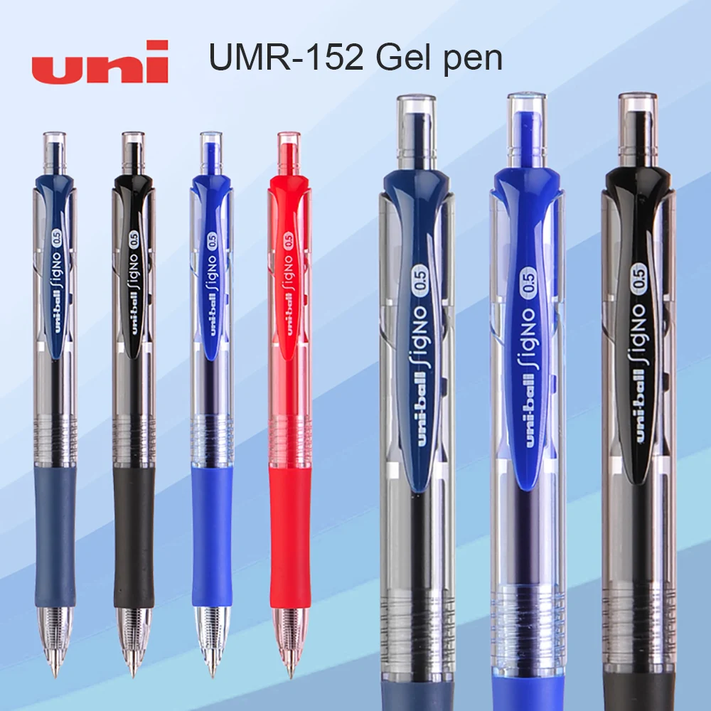 

6Pcs Uni Mitsubishi UMN-152 Gel Pens Signo Series 0.5mm Classic Rollerball Pen School Supplies Stationery