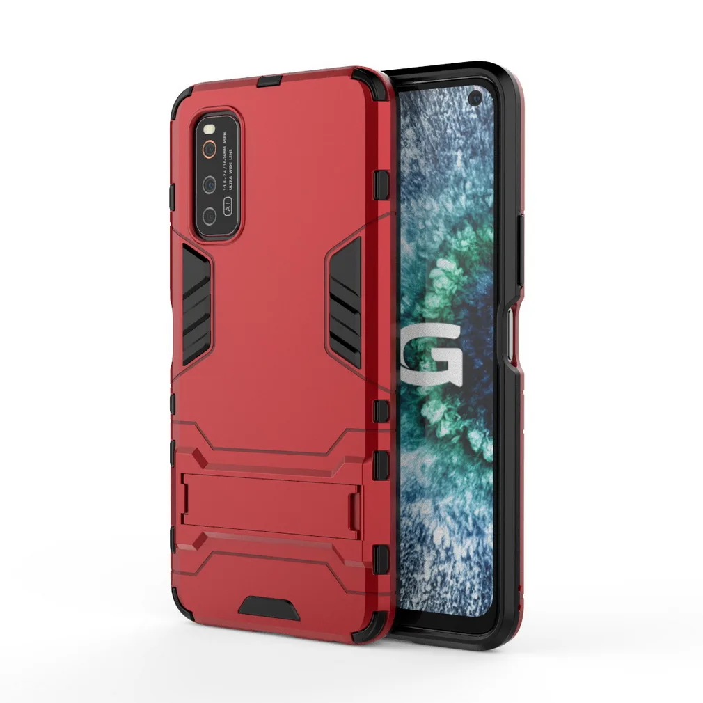 

Hybrid Armor Cases For VIVO IQOO NEO 3 Case with stand ShockProof Protector Phone Cover For vivo iqoo 3 IQOO Z1 VIVO Y50 S6 Z6