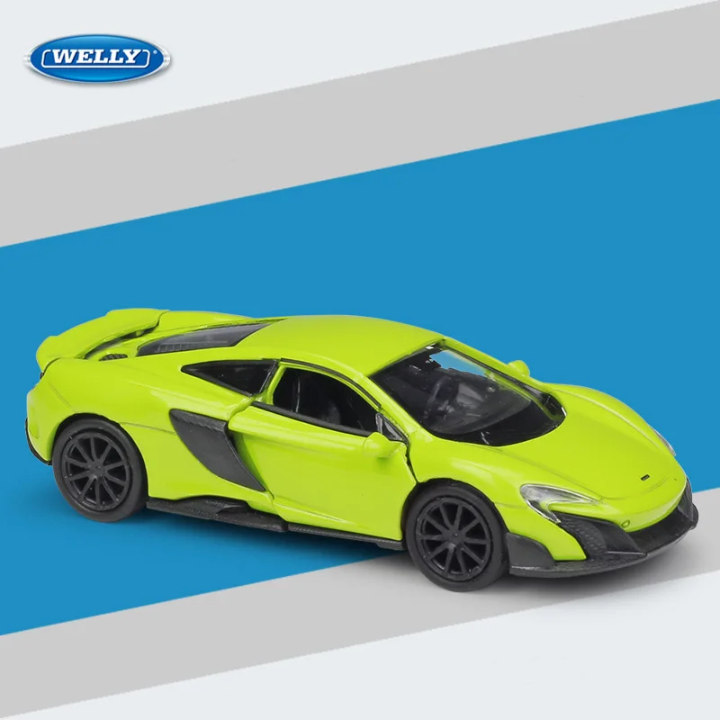 Welly масштаб 1:36 MCLAREN 675LT купе модель автомобиля из сплава металлическая литая