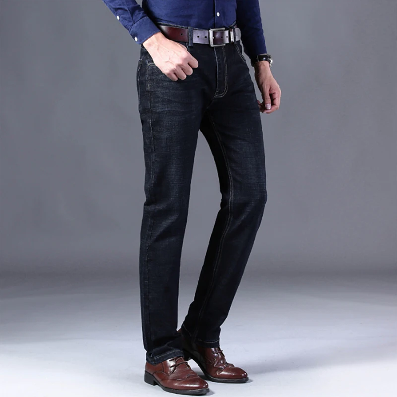VOMINT мужские джинсы новинка Бизнес Стиль повседневные хлопок стрейч Мужские