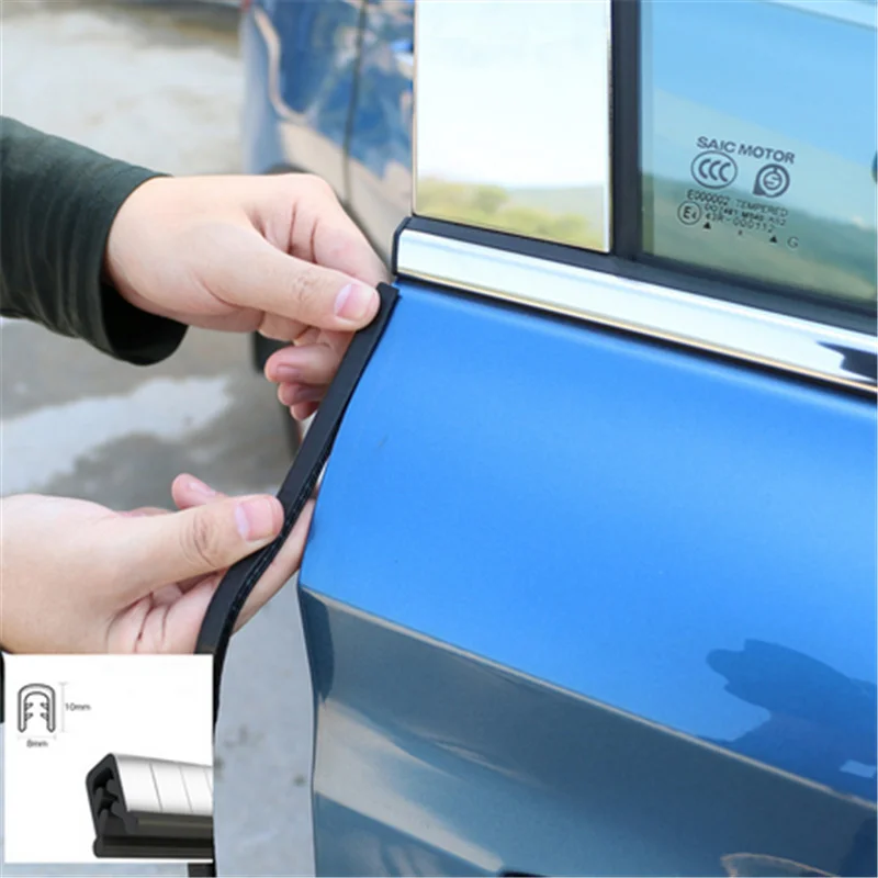 1M Built-in Steel Car Door Strip for insignia vw golf 4 ford focus 3 mondeo mk3 h7 opel zafira b alfa romeo 159 w5w |