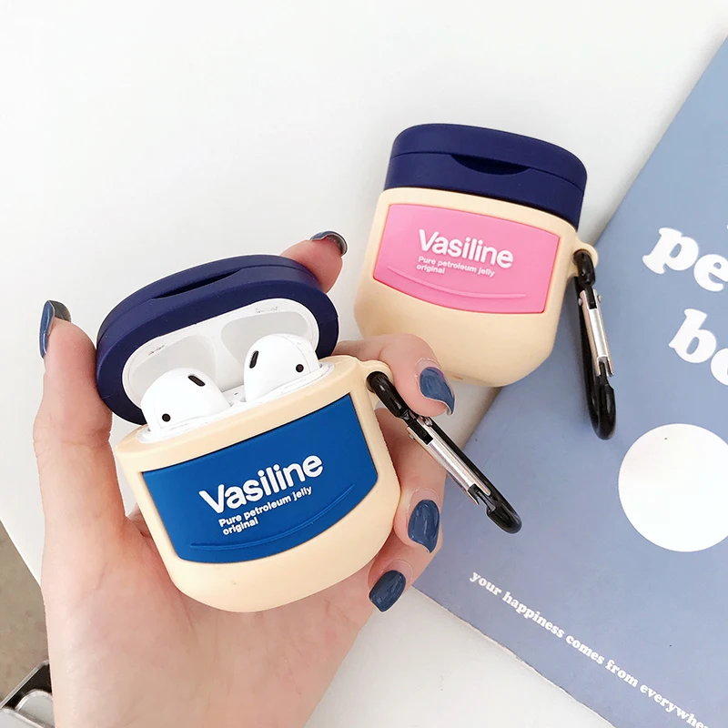 Для Airpods 1 2 Чехол Vaseline узор ПВХ материал чехол для наушников Pro противоударный Air