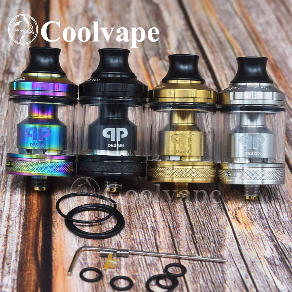 coolvape qp design Gata RTA MTL DL 24mm 2ml Top Filling Single Coil Double ring drip vs taifun gtr rta kayfun lite | Электроника