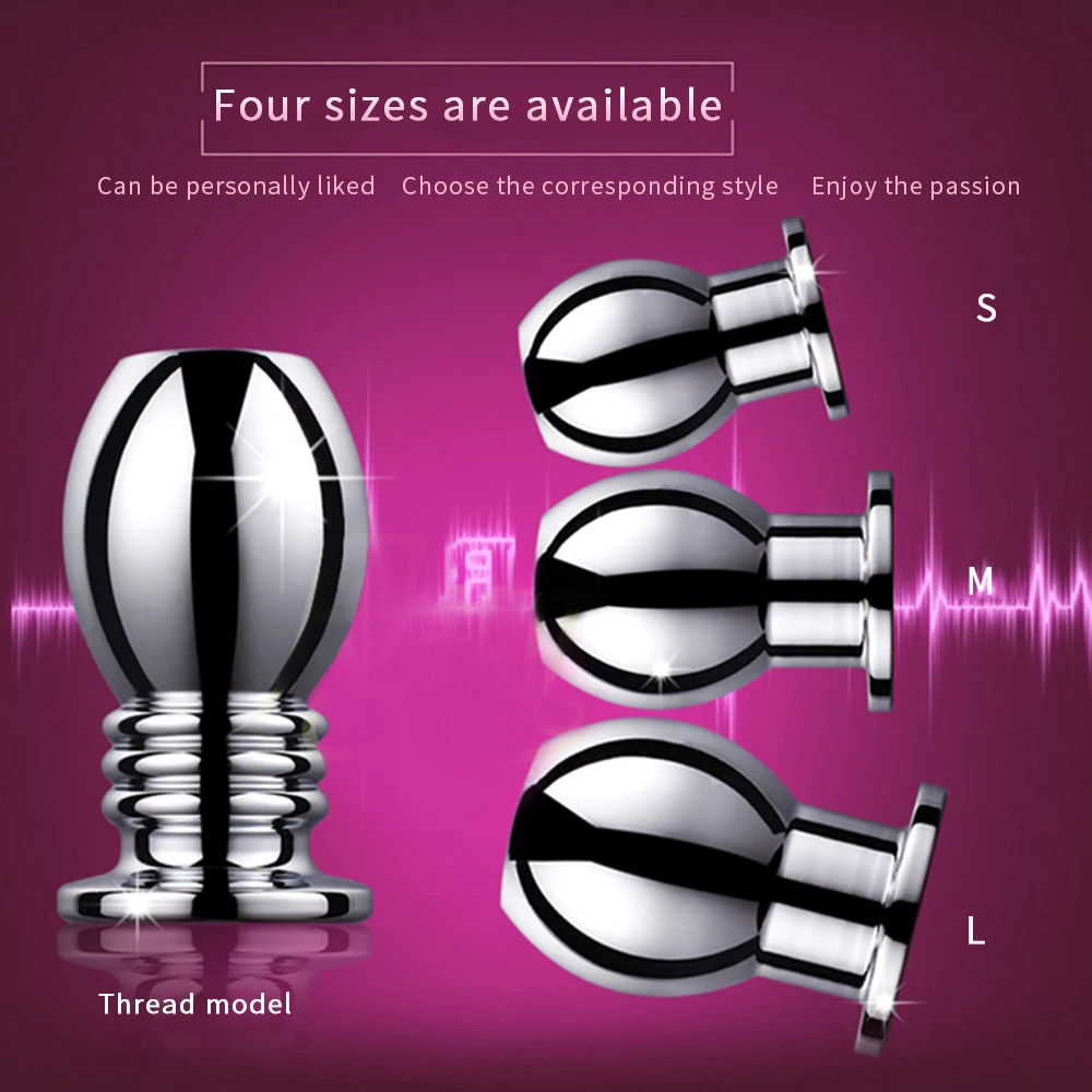 Металлическая силиконовая Анальная пробка уличная одежда фаллоимитатор