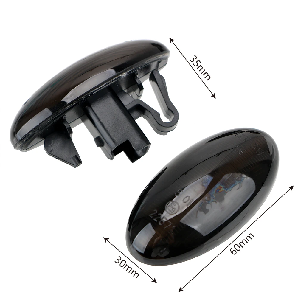 

A Pair Turn Indicators LED Car Dynamic Side Marker Flowing Water Turn Signal Blinker Light Signal Lamp For Citroen C1 C2 C3