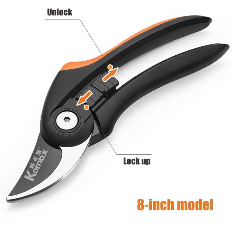 

Garden shears, heavy-duty gardening pruning shears with anti-rust stainless steel blades, gardening tools