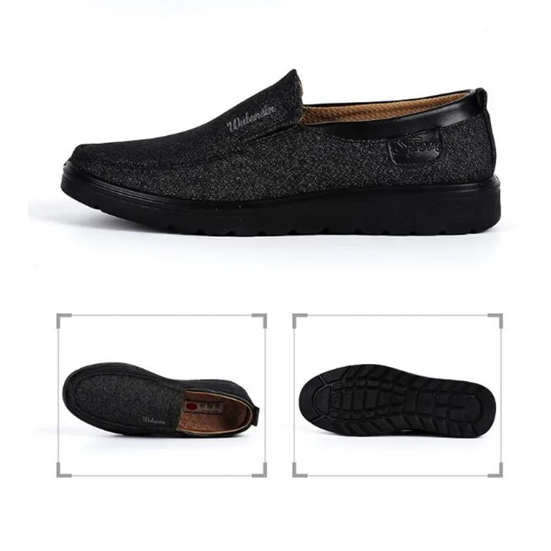 Модная повседневная обувь Осенняя для ленивых мужчин новинка 2019 Мужская Удобная