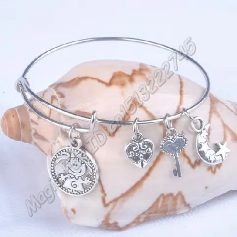 5 шт. золотистые Серебристые браслеты оптом новейшие женские модные из сплава