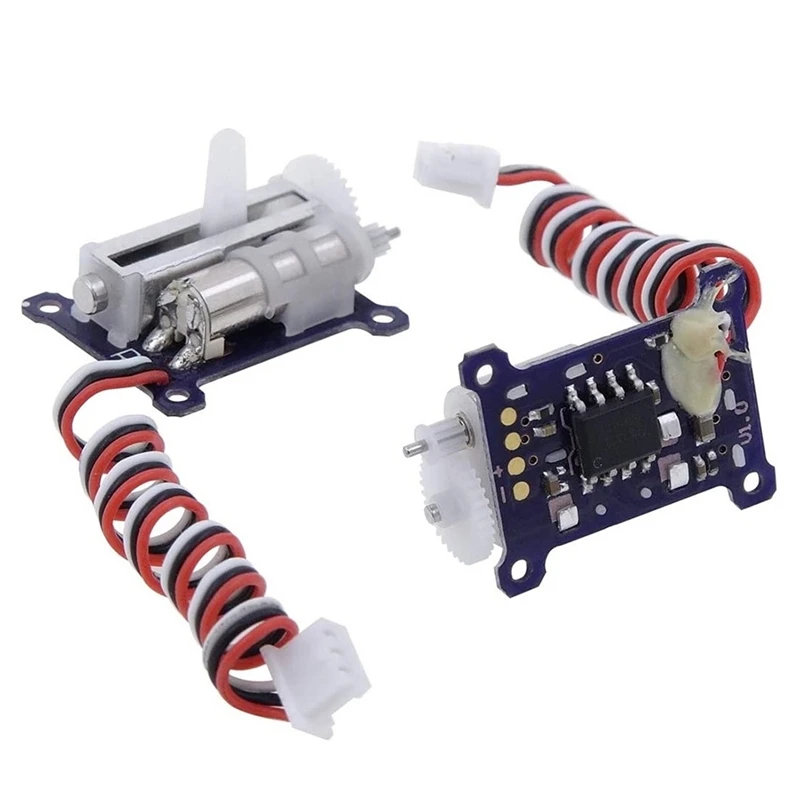 

1Pair Upgraded 9mm Stroke 1.5G Mini Digital Servo Linear Servo JST Plug for RC Airplane Fixed-Wing DIY Model