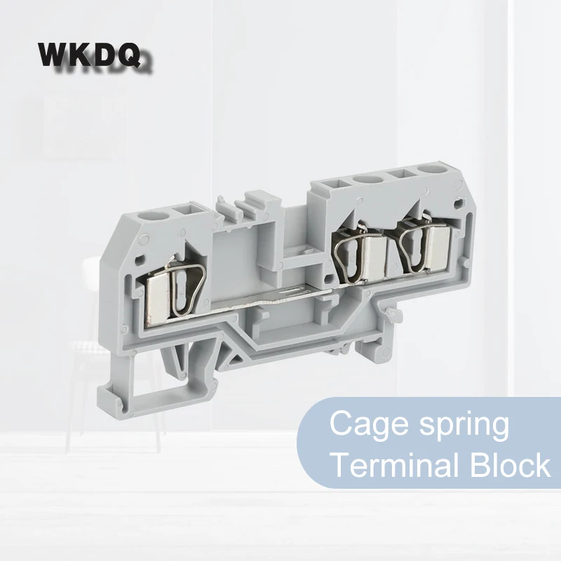 10 шт. клеммные блоки для Din рейки 281 681|Клеммные колодки| |