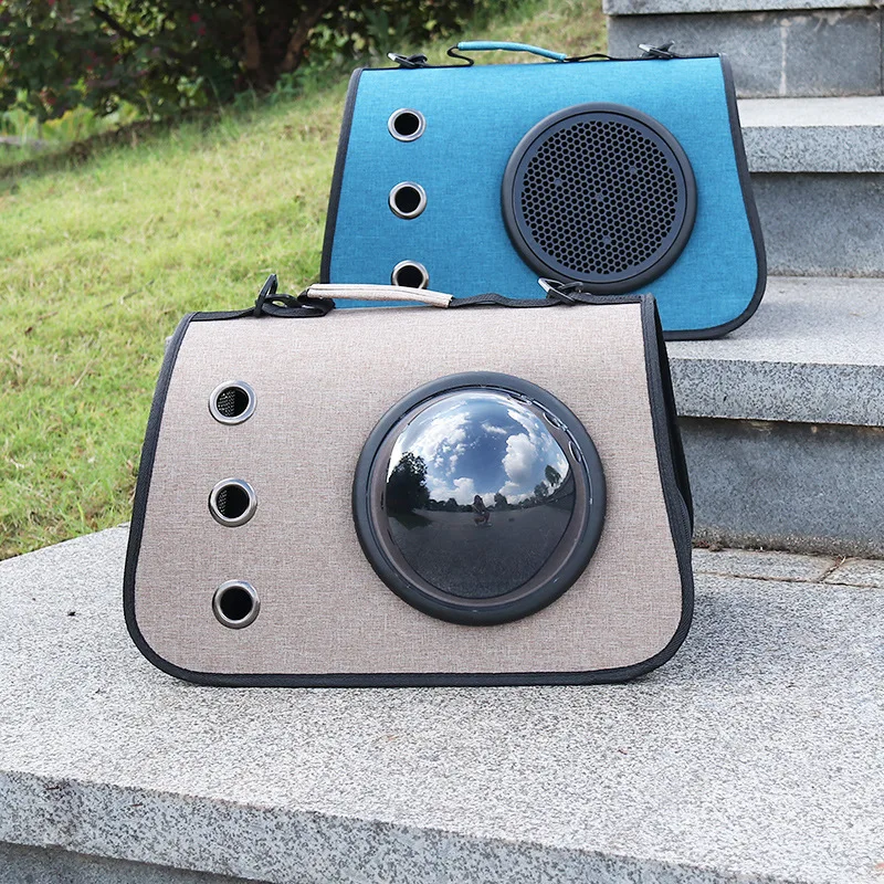 

Cat Carrier Bags Breathable Pet Carriers Small Dog Cat Shoulder Bags Travel Space Capsule Cage Pet Transport Bag