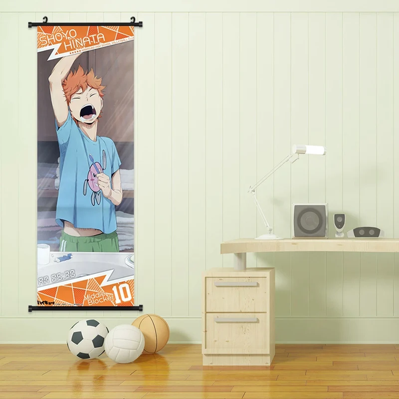 Аниме Haikyuu! Плакат настенный свиток картина Манга декоративные картины для
