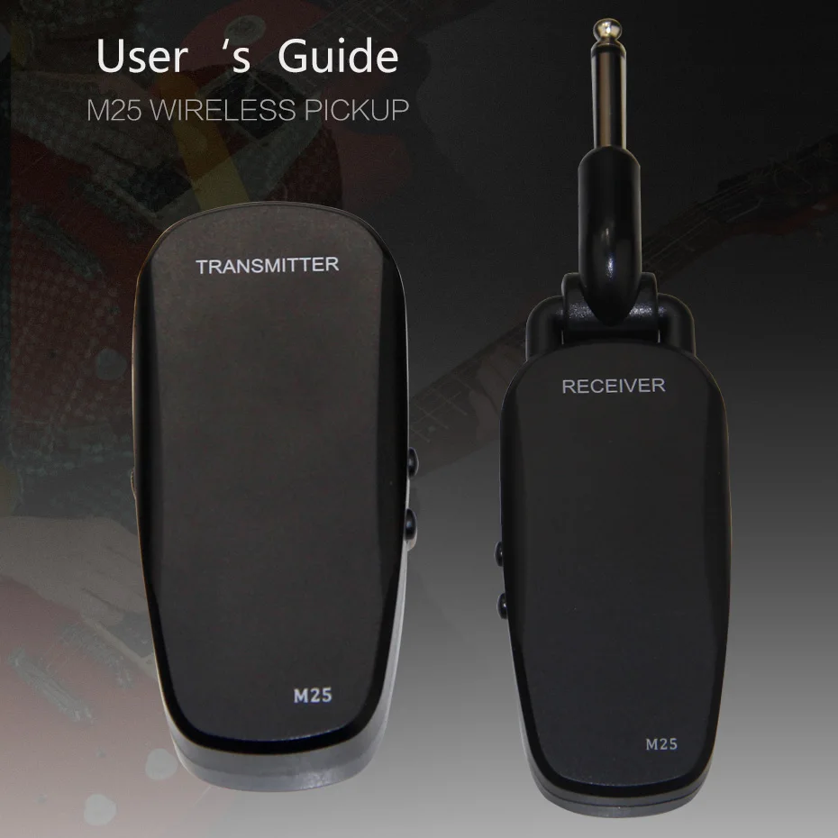 

BATESMUSIC Wireless TRANSMISSION SYSTEM for All box Musicl instruments M25 WIRELESS PICKUP