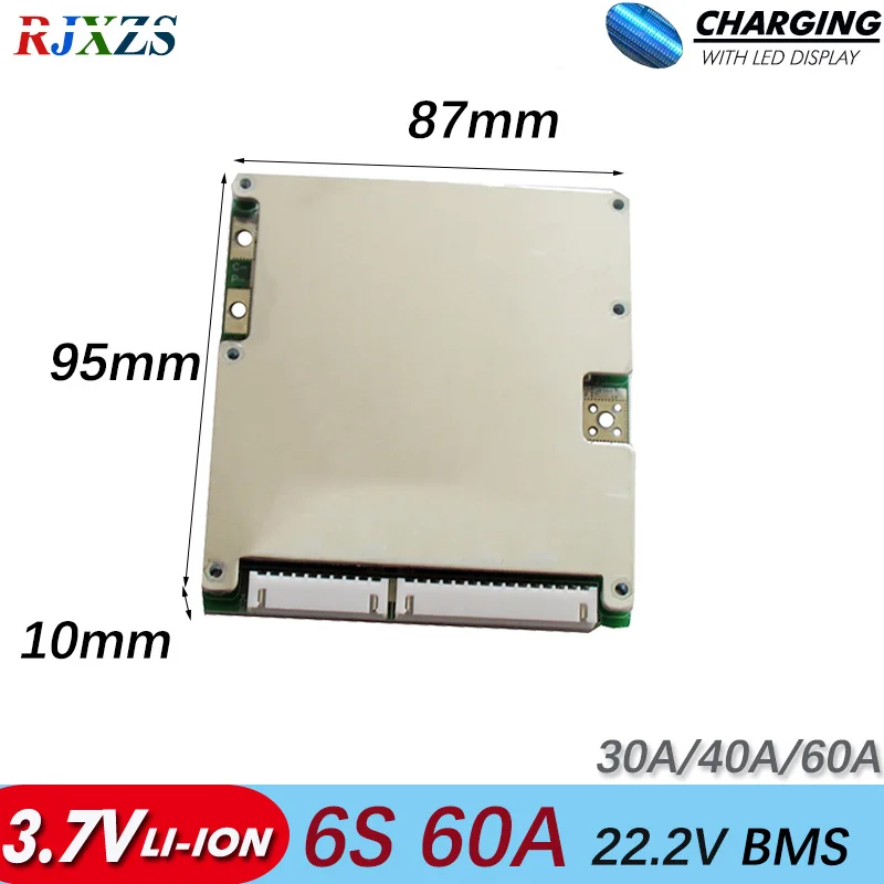 

6S 60A bms new Li-ion 60A large high current BMS PCM with SAME port for electric bike electric car 60a bms