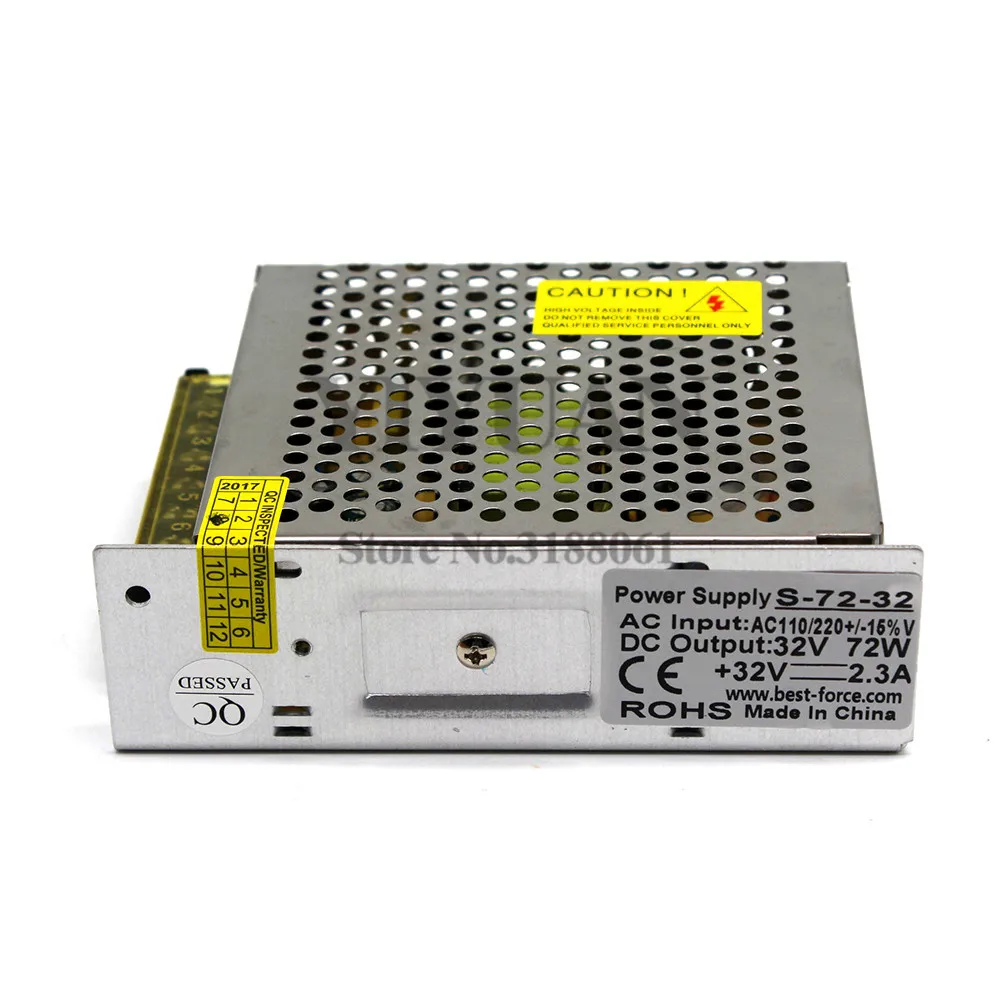 Универсальный Регулируемый импульсный источник питания постоянный ток 32 в 2 3 а 72