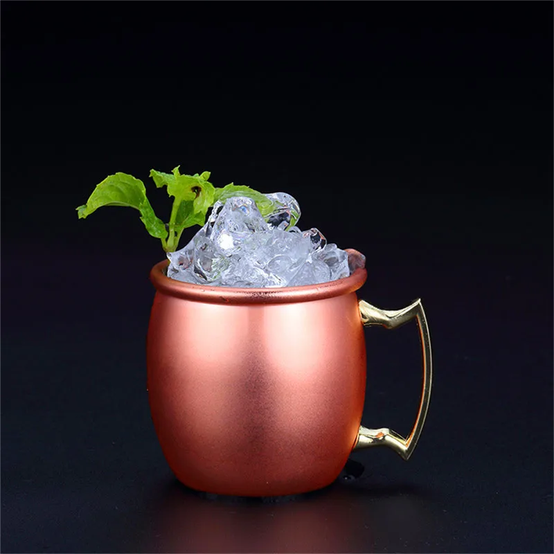 

60ml Mini Hammered Moscow Mule Mug Espresso Copper Mugs Shot Glasses Cute 2oz Stainless Steel Mugs For Mini Bar Environmentally