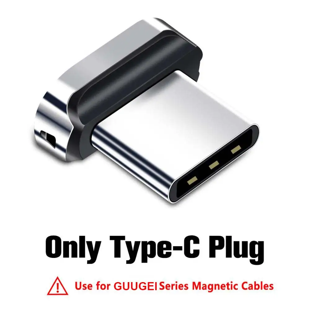 Type C Plug GUUGEI Магнитный кабель заглушки чехол Micro usb Тип C портативный ящик для хранения магнит разъем головка наконечники контейнер пулевые пробки чехол - Цвет: Type C Plug