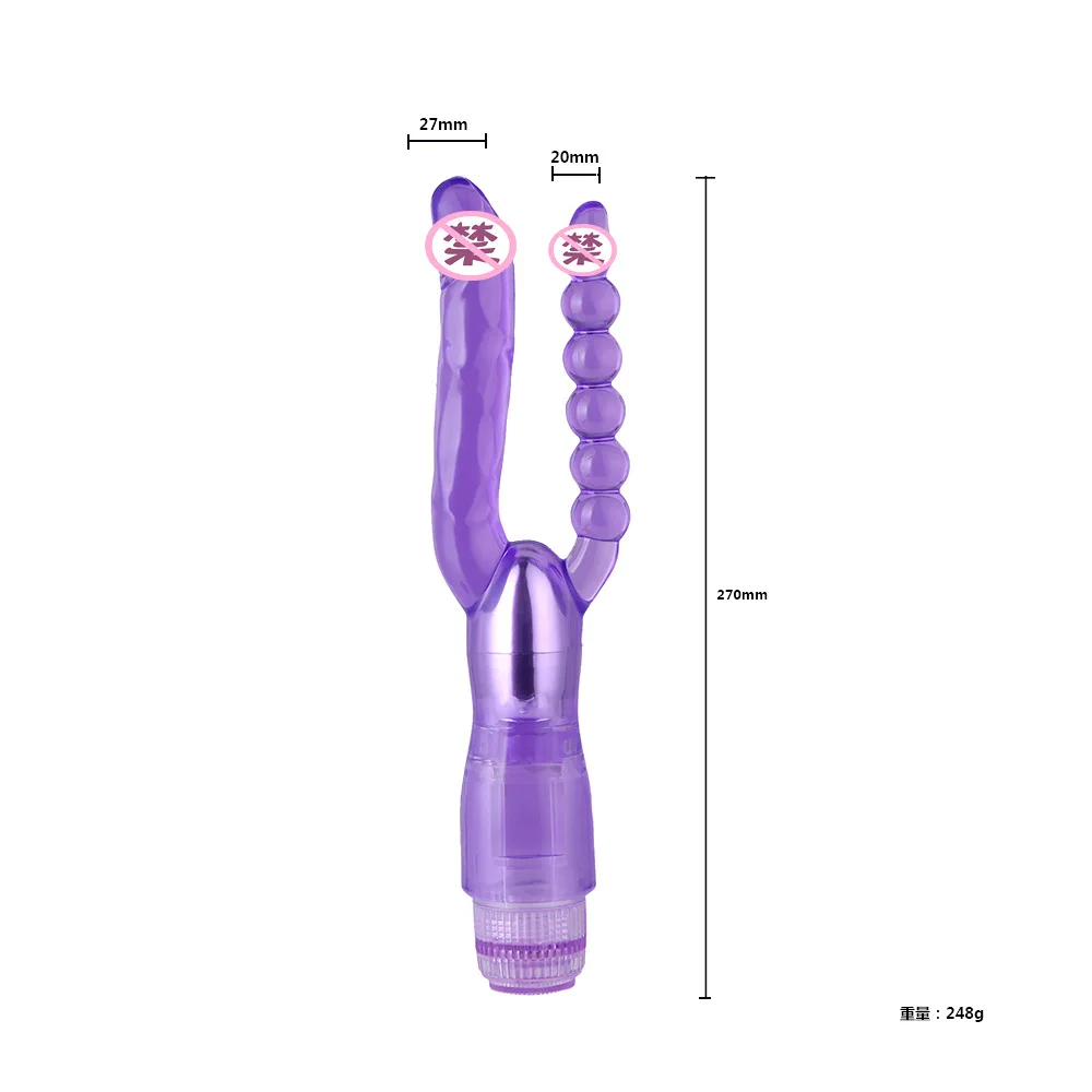 Женский G-spot анус двойной стимуляции AV палочка для мастурбации массаж Вибратор для взрослых