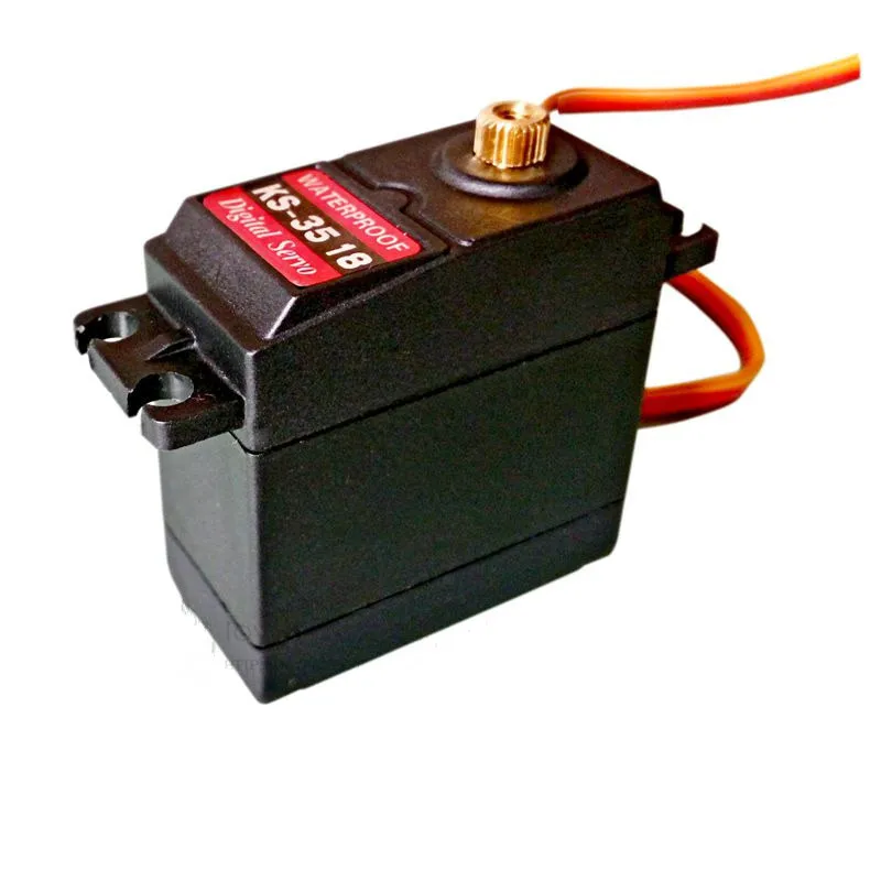 Полностью водонепроницаемый полностью металлический цифровой сервопривод KS3518