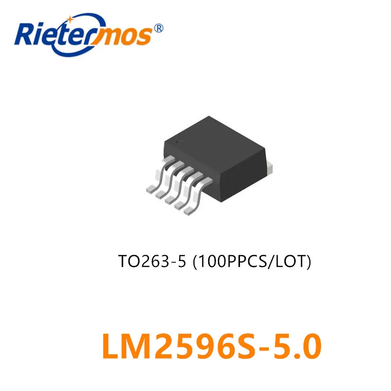 

100PCS LM2596S LM2596S-5 LM2596S-5.0 TO-263-5 Высокое качество