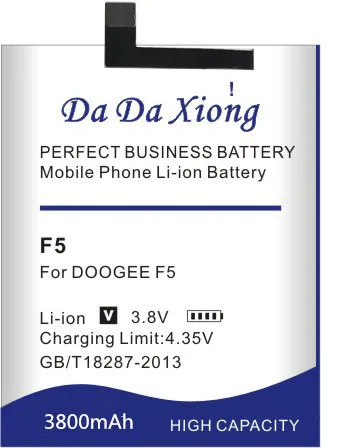 Высококачественный литий-ионный аккумулятор 3800mAh F5 для телефона DOOGEE | Мобильные