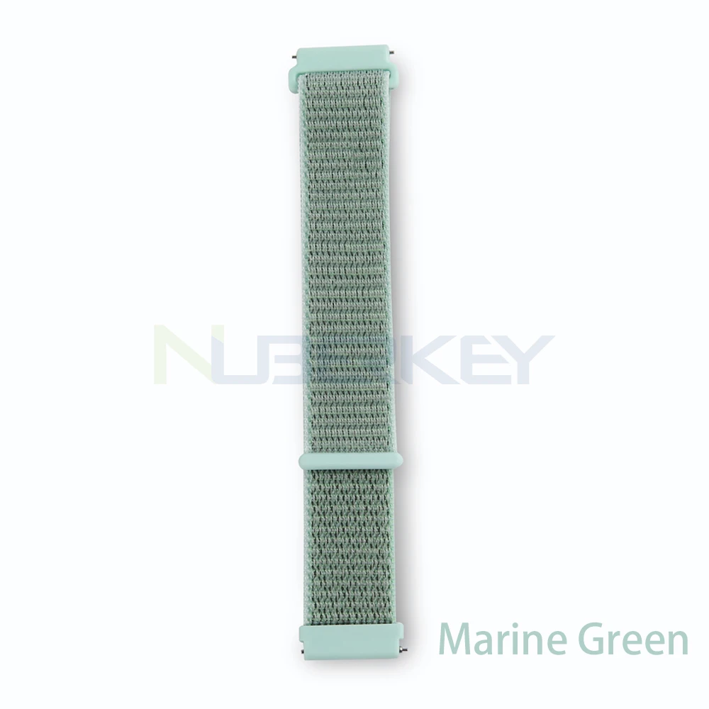 Marine Green Спортивный сменный тканый нейлоновый ремешок для Fitbit Versa, дышащий регулируемый ремешок с застежкой, ремешок для часов Fitbit Versa, Смарт-часы - Цвет: Marine Green