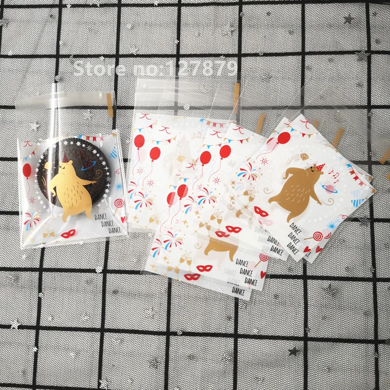 

Пластиковые пакеты SJMANDUN мультяшные 7x7 см 100 шт