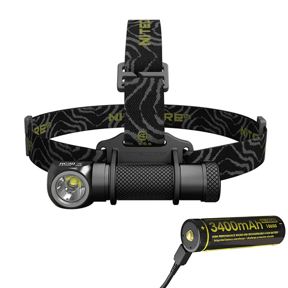 Налобный фонарь NITECORE HC30 светодиодный для занятий спортом на открытом воздухе