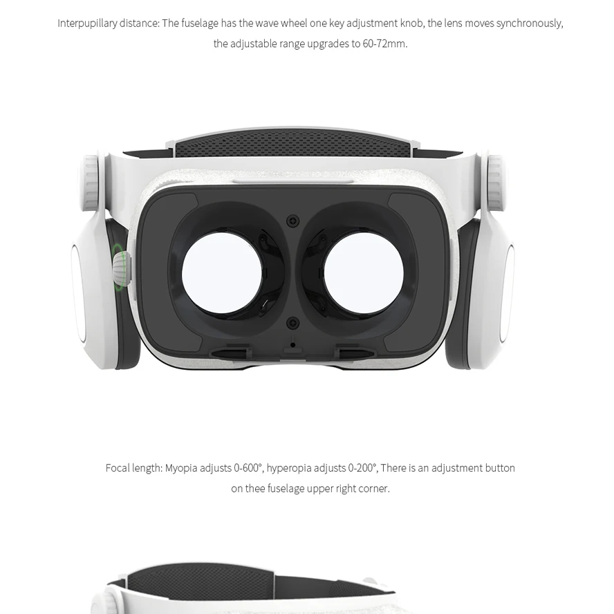 Тканевая bluetooth-гарнитура встроенный VR шлем 3D очки виртуальной реальности беспроводное подключение портативный мини складной широкий просмотр