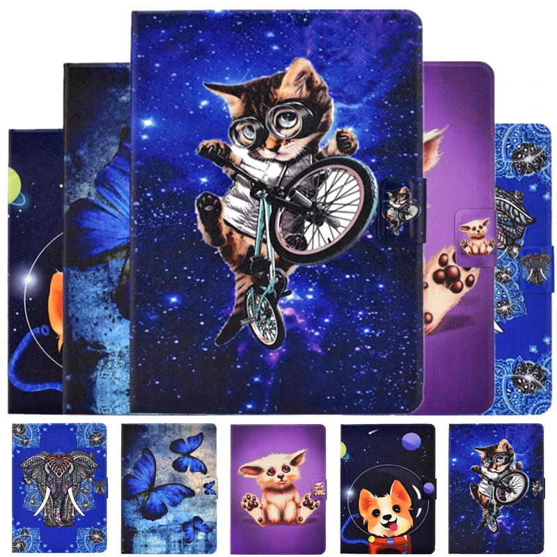 

Tablet Cover Case For Samsung Galaxy Tab A7 10.4 inch 2020 SM-T500 T505 Cartoon Cat Leather Coque For Samsung Tab A7 Cover Cases