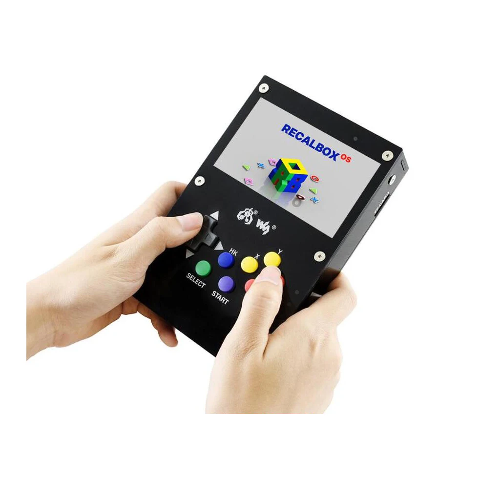 AiSpark игровая консоль Портативный ретро 4 3 дюймовый ips дисплей на основе Raspberry Pi
