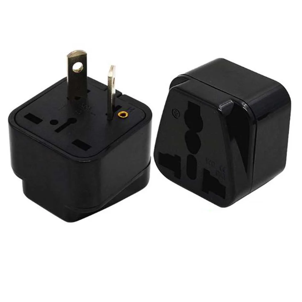 Универсальный переходник для путешествий многофункциональный из черной и белой