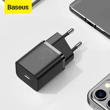Baseus Super Si 20W USB Type C Charger For iPhone 12 Pro Max PD Fast Charging USBC USB-C Travel Wall Charger For iPhone 12 Mini