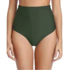 Новинка 2021, модные летние бразильские женские штаны для плавания с завышенной талией, шорты, нижний купальный костюм, одежда для плавания, купальный пляжный костюм для загара
