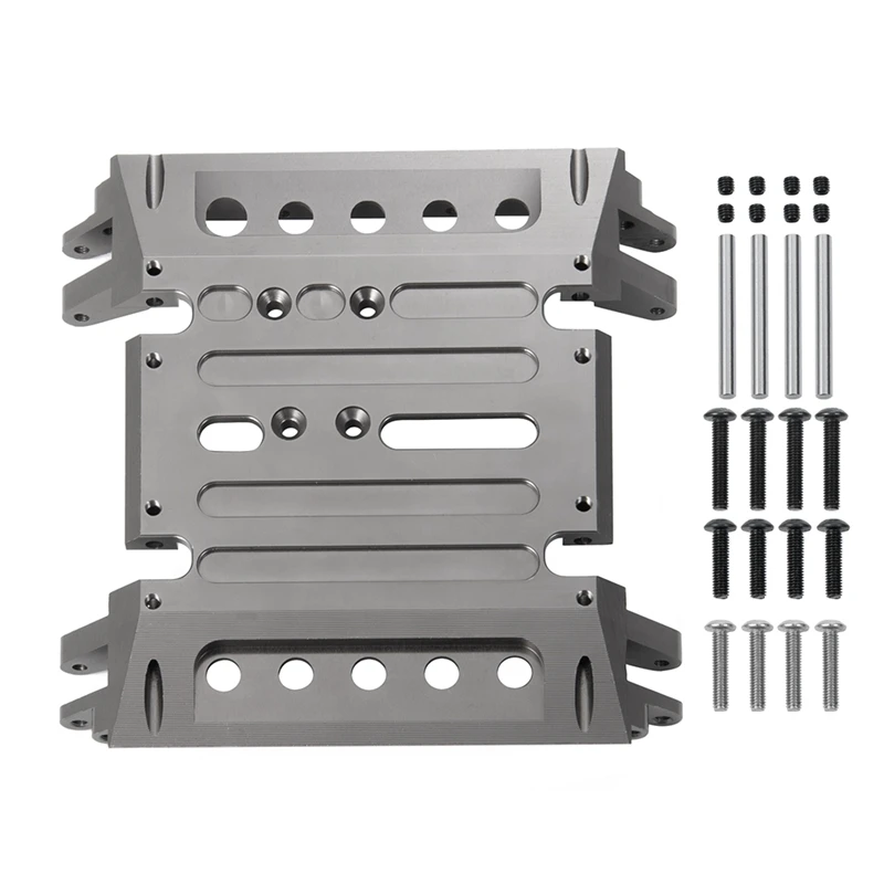

Центр шестерни коробка крепление основание CNC алюминиевая противоскользящая пластина для осевого Рейфа RC Рок Гусеничный, титан