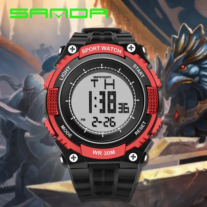 Watch Men Military Sports Watches Fashion Silicone Waterproof LED Digital For Male Clock Man Relogios Masculino Gift | Наручные часы