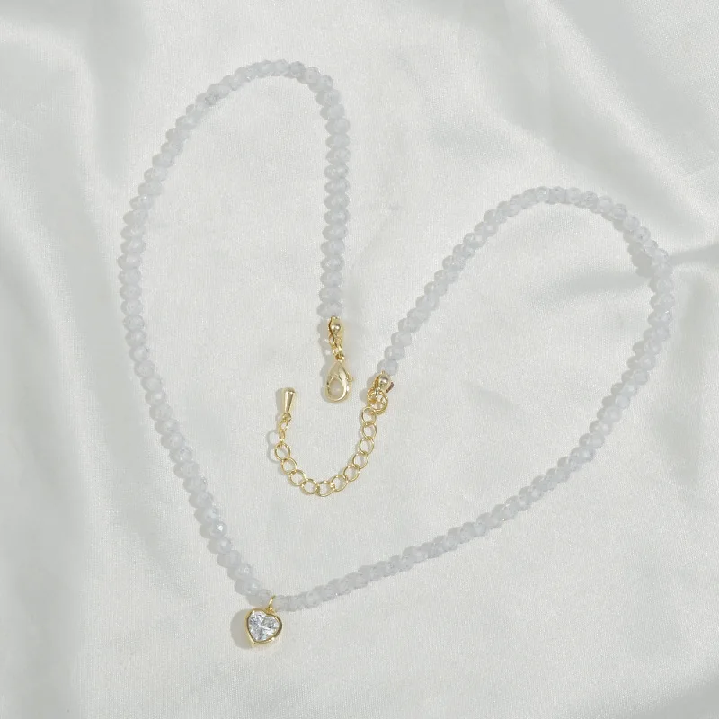 

Оптовая продажа, Персиковое ожерелье в форме сердца для женщин, цепочка-аккордер, ювелирные изделия, Прямая поставка, ювелирные изделия, под...