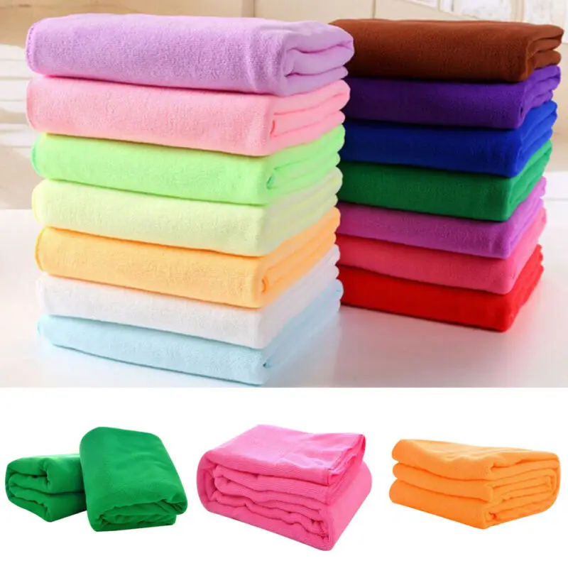 Быстросохнущее полотенце из волокна абсорбирующее пляжное банное микрофибры