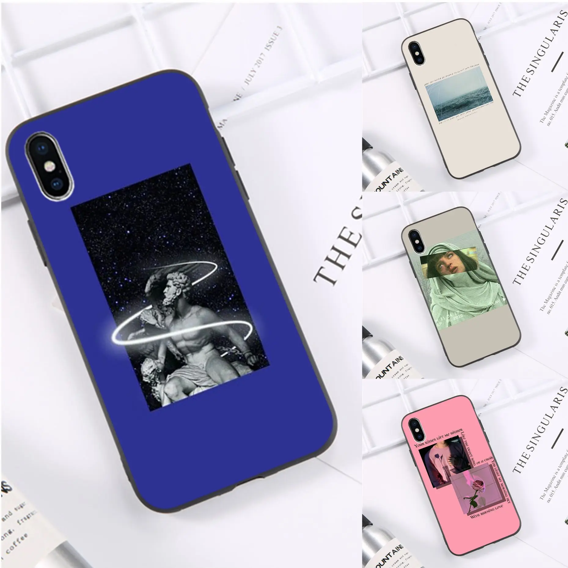 Чехол для телефона van Gogh Mona Lisa paintingDavid sculpture чехол iPhone 11 pro XS MAX 8 7 6 6S Plus X 5 5S SE