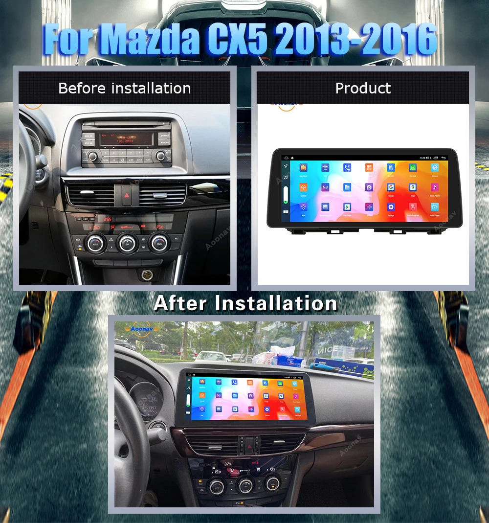 

128GB Android Car radio GPS For Mazda CX5 2013-2016 car Multimedia Player Navigation Stereo receiver Head Unit