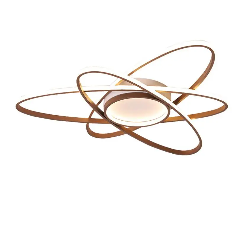 

Home Creative Modern LED Chandelier Bedroom Lamp Dining Room hardware Surface Mount Chandelier lighting Size 60/85/98/120CM